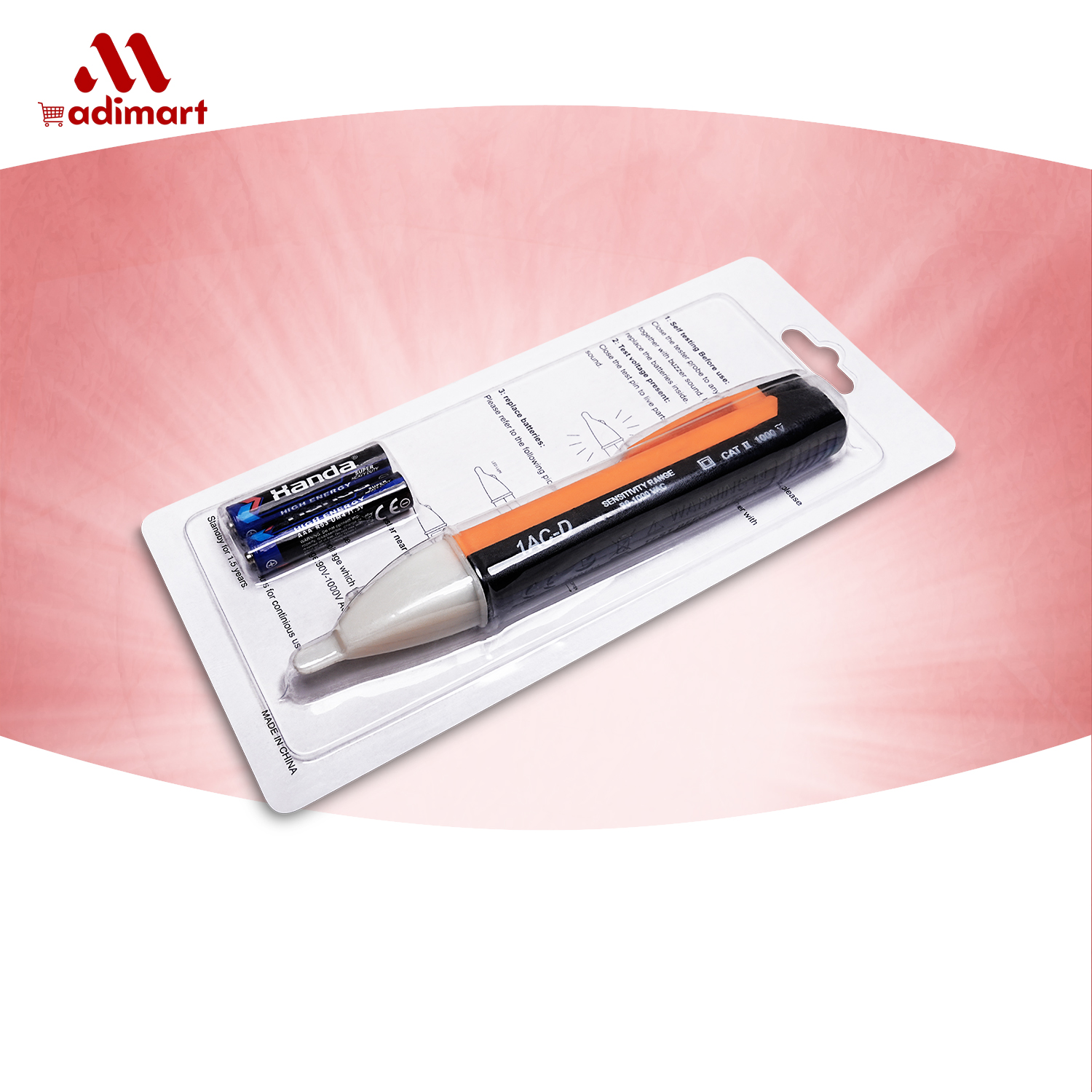 Non-Contact Voltage Tester Pen (AC Voltage Detector) - Image 2